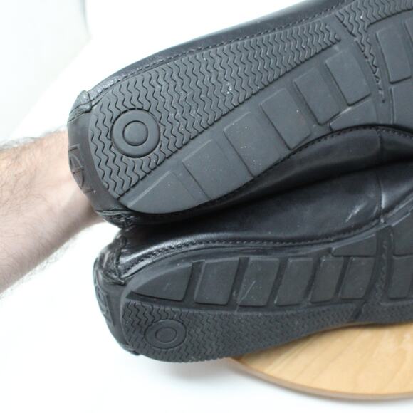 Cole Haan Shoes Mens 12 Black Driving Loafer Leather Horsebit Moc Toe Slip On - Picture 7 of 9